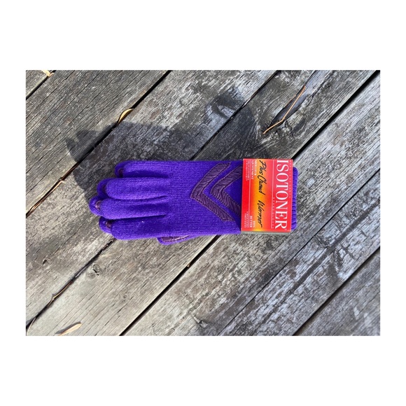 SOLD Isotoner Aris classic Stretch Knit Gloves - Picture 2 of 6